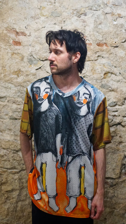 THE DOUBLE All-Over Print Recycled Unisex Sports Jersey