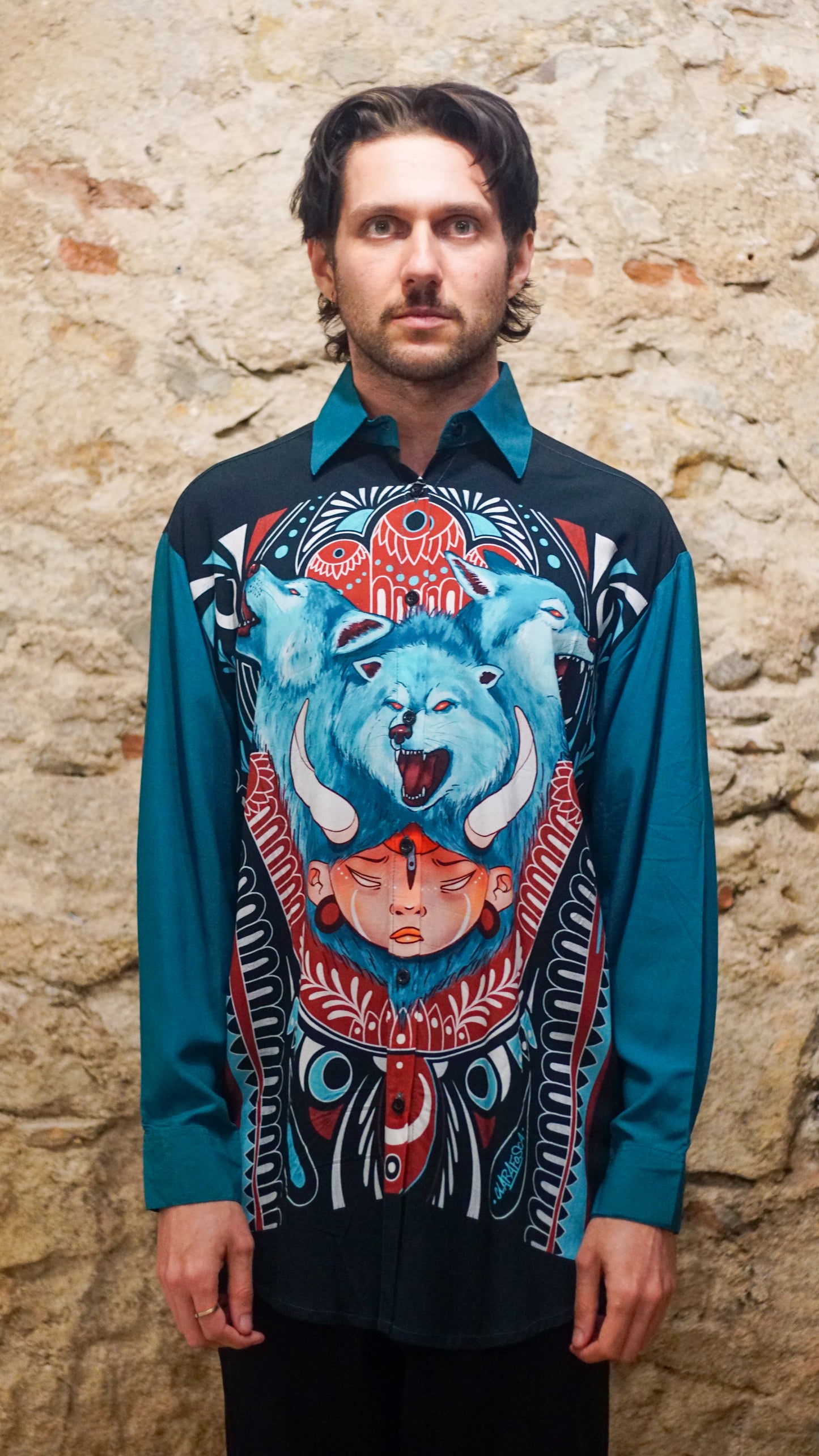 Clarafosca Long Sleeve Shirt “Les tres cares”