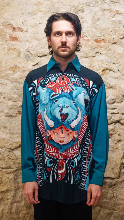 Clarafosca Long Sleeve Shirt “Les tres cares”