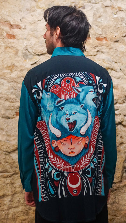 Clarafosca Long Sleeve Shirt “Les tres cares”